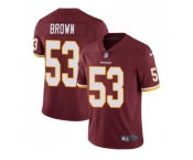 Youth Nike Washington Redskins #53 Zach Brown Burgundy Red Team Color Stitched NFL Vapor Untouchable Limited Jersey