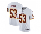 Youth Nike Washington Redskins #53 Zach Brown White Stitched NFL Vapor Untouchable Limited Jersey
