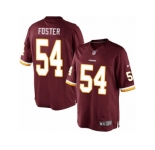 Youth Nike Washington Redskins #54 Mason Foster Limited Burgundy Red Team Color NFL Jersey