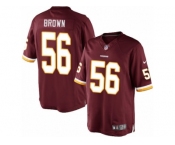 Youth Nike Washington Redskins #56 Zach Brown Limited Burgundy Red Team Color NFL Jersey