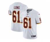 Youth Nike Washington Redskins #61 Spencer Long Vapor Untouchable Limited White NFL Jersey