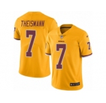 Youth Nike Washington Redskins #7 Joe Theismann Limited Gold Rush Vapor Untouchable NFL Jersey
