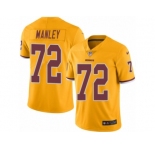 Youth Nike Washington Redskins #72 Dexter Manley Limited Gold Rush NFL Jersey