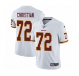 Youth Nike Washington Redskins #72 Geron Christian White Vapor Untouchable Limited Player NFL Jersey