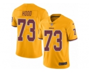 Youth Nike Washington Redskins #73 Ziggy Hood Limited Gold Rush NFL Jersey