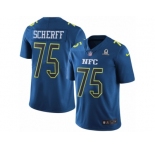 Youth Nike Washington Redskins #75 Brandon Scherff Limited Blue 2017 Pro Bowl NFL Jersey