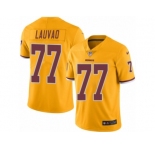 Youth Nike Washington Redskins #77 Shawn Lauvao Limited Gold Rush NFL Jersey