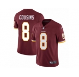 Youth Nike Washington Redskins #8 Kirk Cousins Vapor Untouchable Limited Burgundy Red Team Color NFL Jersey