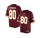 Youth Nike Washington Redskins #80 Jamison Crowder Limited Burgundy Red Team Color NFL Jersey