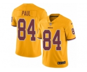 Youth Nike Washington Redskins #84 Niles Paul Limited Gold Rush NFL Jersey