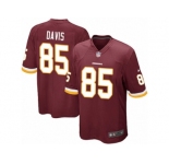 Youth Nike Washington Redskins #85 Vernon Davis Game Burgundy Red Team Color NFL Jersey