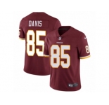 Youth Nike Washington Redskins #85 Vernon Davis Vapor Untouchable Limited Burgundy Red Team Color NFL Jersey