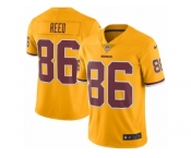 Youth Nike Washington Redskins #86 Jordan Reed Limited Gold Rush NFL Jersey