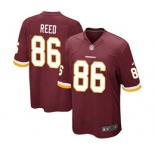 Youth Nike Washington Redskins #86 Jordan Reed Red Team Color NFL Jersey