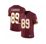 Youth Nike Washington Redskins #89 Derek Carrier Vapor Untouchable Limited Burgundy Red Team Color NFL Jersey