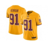 Youth Nike Washington Redskins #91 Ryan Kerrigan Limited Gold Rush NFL Jersey