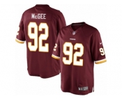 Youth Nike Washington Redskins #92 Stacy McGee Limited Burgundy Red Team Color NFL Jersey