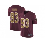 Youth Nike Washington Redskins #93 Jonathan Allen Burgundy Red Alternate Stitched NFL Vapor Untouchable Limited Jersey