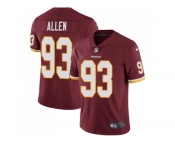 Youth Nike Washington Redskins #93 Jonathan Allen Burgundy Red Team Color Stitched NFL Vapor Untouchable Limited Jersey