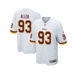 Youth Nike Washington Redskins #93 Jonathan Allen White Stitched NFL Elite Jersey