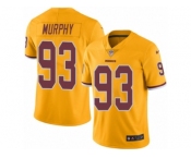 Youth Nike Washington Redskins #93 Trent Murphy Limited Gold Rush Vapor Untouchable NFL Jersey