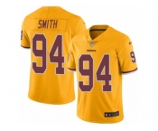 Youth Nike Washington Redskins #94 Preston Smith Limited Gold Rush NFL Jersey