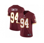 Youth Nike Washington Redskins #94 Preston Smith Vapor Untouchable Limited Burgundy Red Team Color NFL Jersey