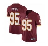 Youth Nike Washington Redskins #95 Da'Ron Payne Burgundy Red Team Color Vapor Untouchable Elite Player NFL Jersey