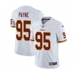 Youth Nike Washington Redskins #95 Da'Ron Payne White Vapor Untouchable Elite Player NFL Jersey