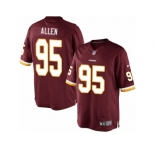 Youth Nike Washington Redskins #95 Jonathan Allen Limited Burgundy Red Team Color NFL Jersey