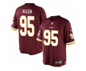 Youth Nike Washington Redskins #95 Jonathan Allen Limited Burgundy Red Team Color NFL Jersey