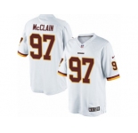 Youth Nike Washington Redskins #97 Terrell McClain Limited White NFL Jersey