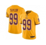 Youth Nike Washington Redskins #99 Phil Taylor Limited Gold Rush NFL Jersey