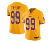 Youth Nike Washington Redskins #99 Phil Taylor Limited Gold Rush NFL Jersey