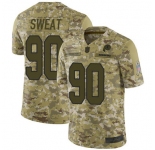 Youth Redskins #90 Montez Sweat Camo Stitched Football Limited 2018 Salute to Service Jersey