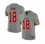 Youth Washington Redskins #18 Trey Quinn Limited Gray Inverted Legend Football Jersey
