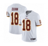 Youth Washington Redskins #18 Trey Quinn White Vapor Untouchable Limited Player Football Jersey