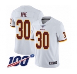 Youth Washington Redskins #30 Troy Apke White Vapor Untouchable Limited Player 100th Season Football Jersey