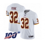 Youth Washington Redskins #32 Samaje Perine White Vapor Untouchable Limited Player 100th Season Football Jersey