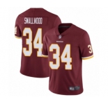 Youth Washington Redskins #34 Wendell Smallwood Burgundy Red Team Color Vapor Untouchable Limited Player Football Jersey