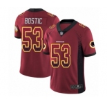 Youth Washington Redskins #53 Jon Bostic Limited Red Rush Drift Fashion Football Jersey