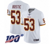 Youth Washington Redskins #53 Jon Bostic White Vapor Untouchable Limited Player 100th Season Football Jersey