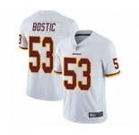 Youth Washington Redskins #53 Jon Bostic White Vapor Untouchable Limited Player Football Jersey