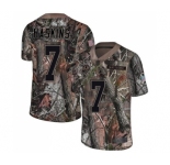 Youth Washington Redskins #7 Dwayne Haskins Limited Camo Rush Realtree Football Jersey