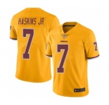 Youth Washington Redskins #7 Dwayne Haskins Limited Gold Rush Vapor Untouchable Football Jerseys