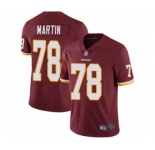 Youth Washington Redskins #78 Wes Martin Burgundy Red Team Color Vapor Untouchable Limited Player Football Jersey