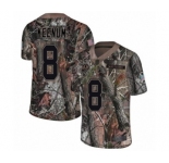 Youth Washington Redskins #8 Case Keenum Limited Camo Rush Realtree Football Jersey