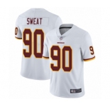 Youth Washington Redskins #90 Montez Sweat White Vapor Untouchable Limited Player Football Jersey