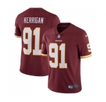 Youth Washington Redskins #91 Ryan Kerrigan Burgundy Red Team Color Vapor Untouchable Limited Player Football Jersey
