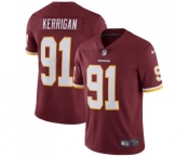 Youth Washington Redskins #91 Ryan Kerrigan Burgundy Red Team Color Vapor Untouchable Limited Player Football Jersey